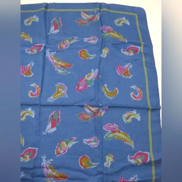 Liberty of London Vintage Silk Scarf Feathers - Picture 6 of 15